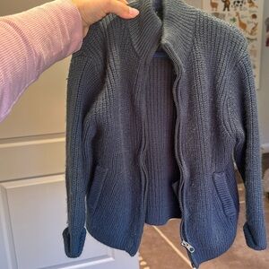 Zara boys sweater zip cardigan 3-4yrs